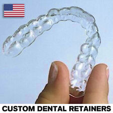 Juego de retenedores dentales personalizados - MÁS GRUESO - 1,5 mm - Doble capa - Laboratorio dental de EE. UU.