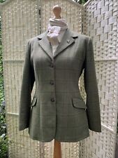 Chaqueta de Tweed para Damas Talla 40/Reino Unido 16 Caldene Southwold Verde/Multi Overcheck 