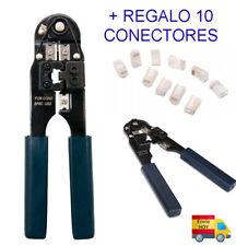 CRIMPADORA CABLE ETHERNET PROFESIONAL REGALO 10 CONECTORES RED RJ45 ENVIO HOY