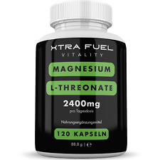 L-treonato de magnesio | 120 cápsulas | 2400 mg por porción | Vegano y probado