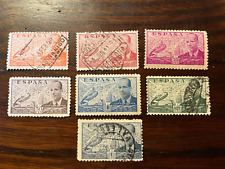 sellos españa 1939 Juan de la Cierva 3 nuevos 4 con matasello
