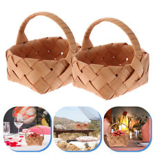 2 piezas macetas cesta de boda cesta de piknik cesta de la compra añada