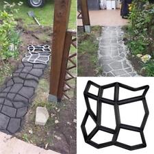 9 rejillas para pavimento de jardín molde para caminar pavimento manual de concreto