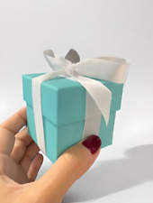 Juego de embalaje Tiffany & Co para caja de anillo de compromiso + caja exterior + cinta