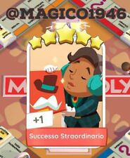 CARTA MONOPOLY GO SUCCESSO STRAORDINARIO-EXTRAORDINARY SUCCES 5⭐️⭐️⭐️⭐️⭐️ SET 14