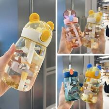 Tumbler Cup With Straw Water Jugs Kids Water Bottle Travel Kettle Drinking Cup