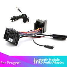 Para Citroen C2 C3 Peugeot Módulo Bluetooth 5.0 Receptor Estéreo AUX MIC Adaptador