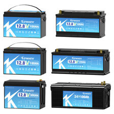 Batería de litio 12V 100AH/300AH/24V 100Ah/48V LiFePO4 BMS batería solar autocaravana