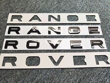 1 RANGE ROVER BRILLANT NOIR 3D LOGO EMBLÈME stickers autocollant