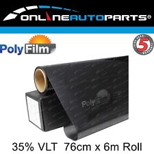 Premium Nano Ceramic Tint Film 35% VLT 6m~76cm DIY Roll Car Home Office UV Block