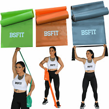 BSFIT Gomas Elasticas Musculacion (3 Unidades), 1.2M/2M Bandas Elasticas Muscula