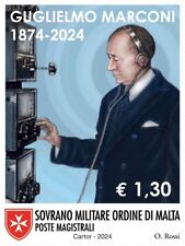 Francobollo SMOM 2024 - 150° della nascita di Guglielmo Marconi