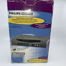 Selector de fuente de video Phillips Magnavox con modulador de RF modelo PM61151 ¡Nuevo!