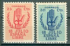 ESPAÑA - AÑO 1938 - EDIFIL 852/853** - II ANIVERSARIO ALZAMIENTO NACIONAL - MNH