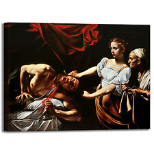 Caravaggio Giuditta che decapita Oloferne quadro stampa tela dipinto arredo casa
