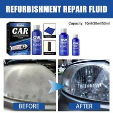 Juego de restauración de faros de coche Kit de reparación de fluidos Limpiador de pulido de luz de plástico U