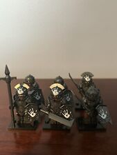 Uruk-hai Army Battle Pack NO LEGO Personalizado Señor de los Anillos x6 Figura de Soldados