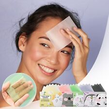 100 PIEZAS Papel Secante Control de Aceite Facial Hojas de Secado de Aceite para Rostro Piel Grasa