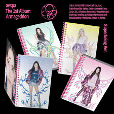 AESPA [ARMAGEDDON] El 1er Álbum SUPERSER Ver/CD+Libro de Fotos+2 Tarjetas+Póster+REGALO