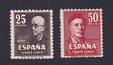 ESPAÑA 1947 Falla y Zuloaga Edifil 1015-16 Sin fijasellos MNH  (Con óxido)