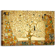 Gustav Klimt albero della vita quadro stampa tela dipinto telaio arredo casa
