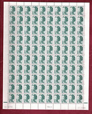 Timbres/stamp France Feuille complète Sheet du N° 2178 X 100 Neuf ** Luxe MNH