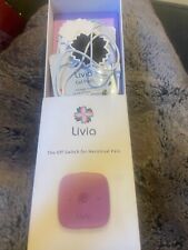 Livia El Interruptor de Apagado para Dolor Menstrual Púrpura Caja Abierta
