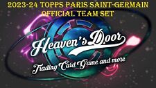 Juego de equipo Topps Paris Saint-Germain 2023-24, todas las cartas base, goteo dorado, lámina helada