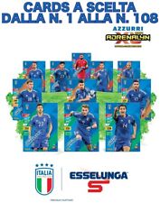 ESSELUNGA ADRENALYN XL PANINI AZZURRI ITALIA 2024 CARDS A SCELTA N.1 - N.108