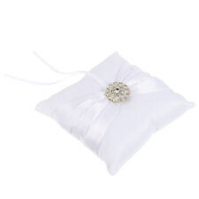  Almohada de anillo de novia de 10 * 10 cm almohada de anillo de boda almohada