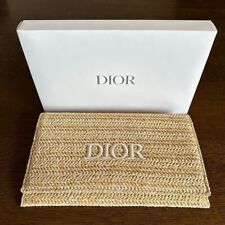 Bolso clutch Christian Dior Novedad 2023 ratán beige 23 cm x 14 cm bolso de mano limitado