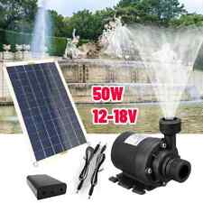 50W 800L/H Solar Power Water Pump Set Submersible Water Pump for Bird Bath Pond