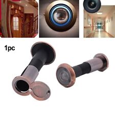 Silver Tone Door Peephole Viewer with Metal Housing and Wide Angle Lens