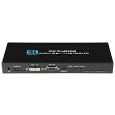 1 In 9 Out HDMI Distributor 3X3 Video Wall Controller 4K 30Hz Screen Splitter