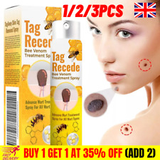 Spray de tratamiento de veneno de abeja Tag Recede, spray de veneno de abeja Tag Recede, para toda la piel-