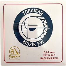  Pirámide de savia Toraman Uzun Tel 0,20 Saz / Baglama / Teli / cuerdas / cuerda