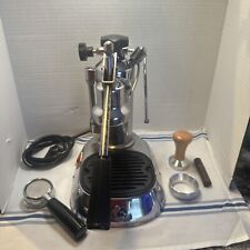 Máquina de café espresso con palanca La Pavoni Europiccola vintage - funciona con accesorios