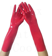 Guantes de goma látex rojo guantes moldeados por compresión 0,4 mm S-XL