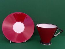 Taza de té y platillo Shelley Art Deco 