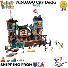 TOTALMENTE NUEVO NINJAGO City Docks 70657 - Juego de juguetes de construcción de ladrillos - LEER DESCRIPCIÓN