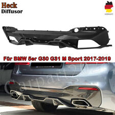 Difusor trasero negro carbono para BMW Serie 5 G30 G31 M difusor deportivo óptica 17-19