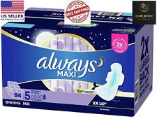 Always Maxi almohadillas extrapesadas para pasar la noche, sin perfume - talla 5 (54 quilates)