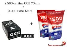 2.500 Cartine OCB Premium 70mm + 3.000 Filtri 6mm