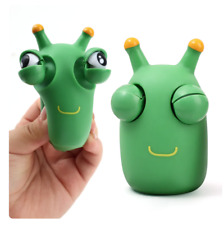 Divertido juguete de compresión de ráfaga de globo ocular ojo verde oruga juguetes de pellizco adultos niños